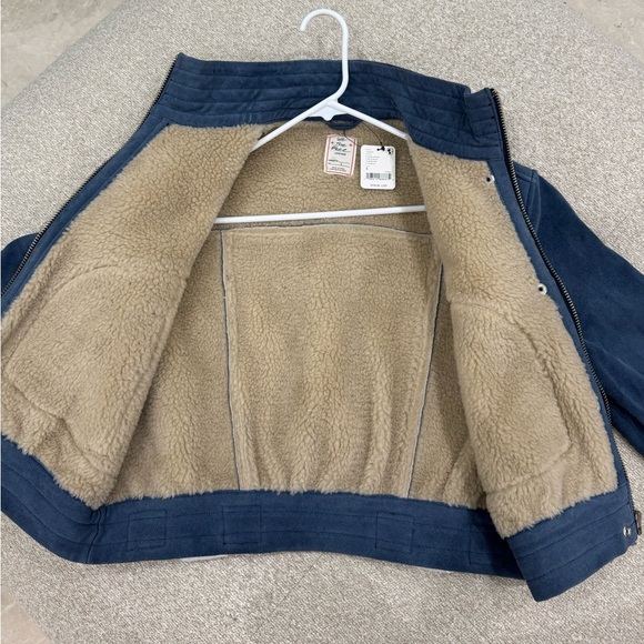 NEW WITH TAGS WE THE FREE WES SUEDE BOMBER JACKET - Picture 3 of 8